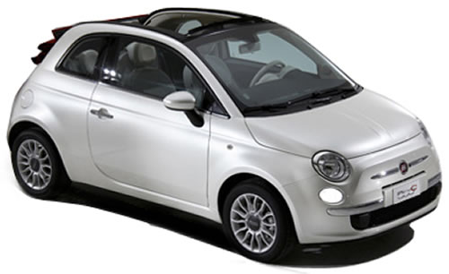 The 2010 FIAT 500c is a 2door softtop convertible seating a maximum of 4 